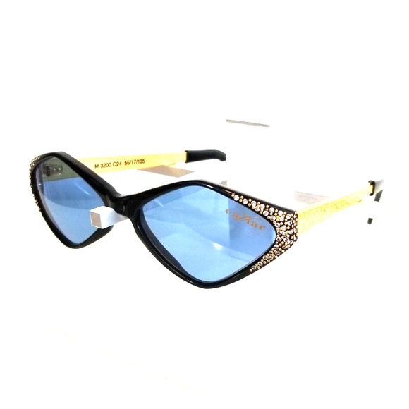 Caviar Accessories - CAVIAR Jubilee Series Sunglasses with Swarovski Cr